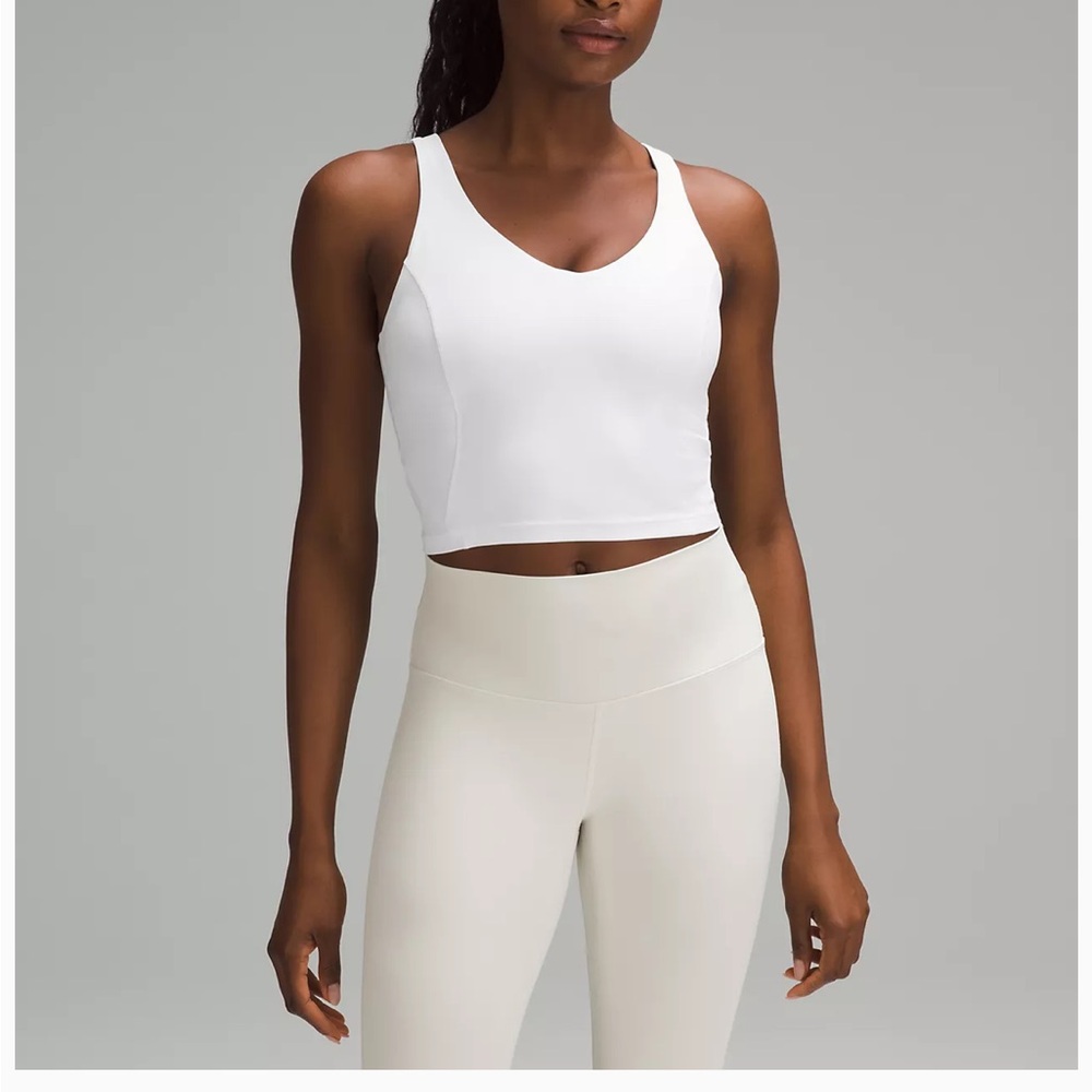 White lululemon align tank